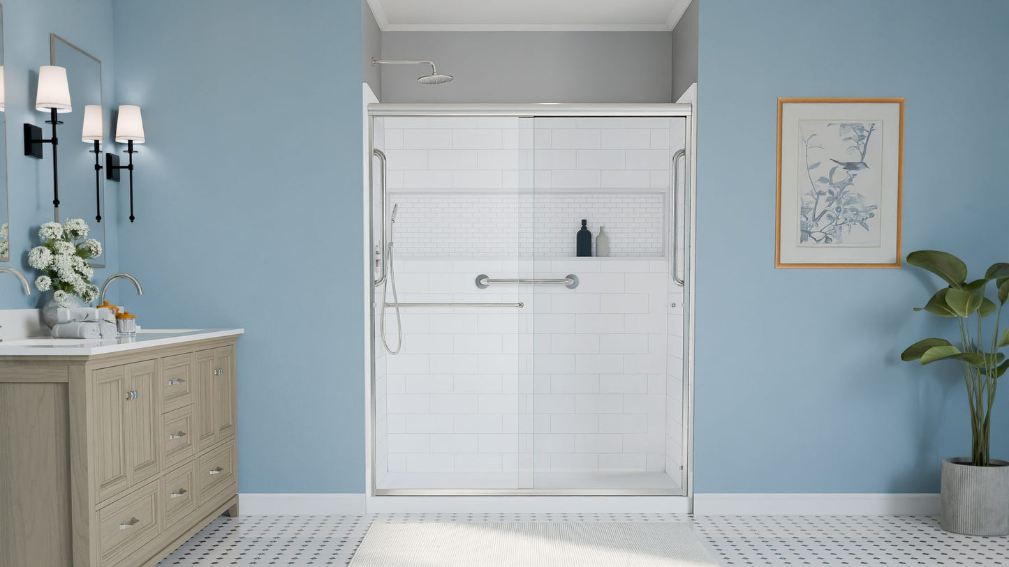 60×32 Laurel Mountain Alcove Shower Kit
