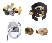 Shower Valve Kit — Chrome