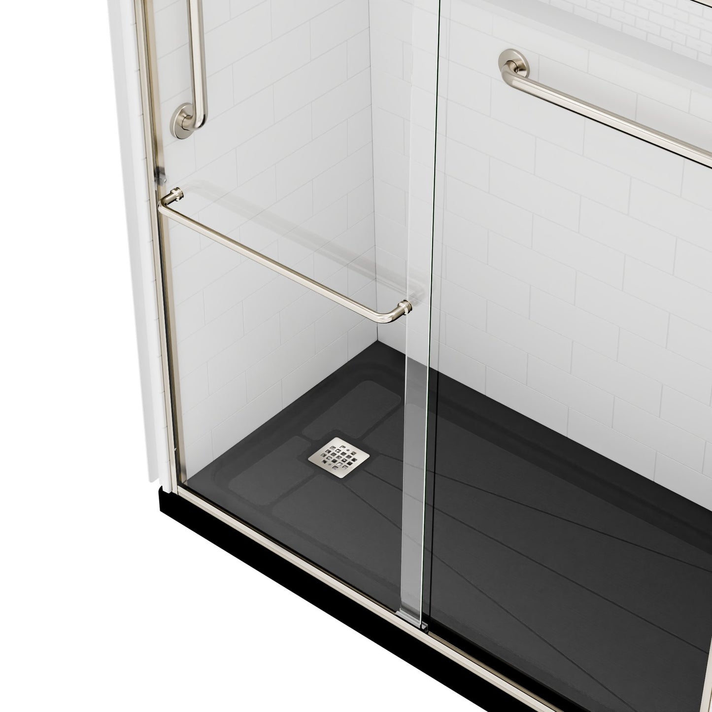 60×32 Laurel Mountain Alcove Shower Kit