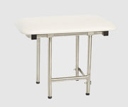 Fold-Up Seat with Legs - Padded White
