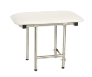 Fold-Up Seat with Legs — Padded White
