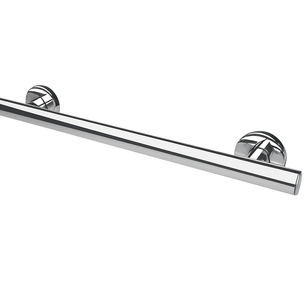 Linear Grab Bar — Polished Stainless